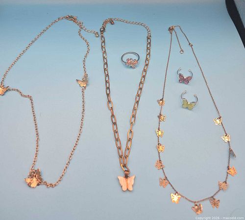 Butterfly jewelry lot (1 of 5)