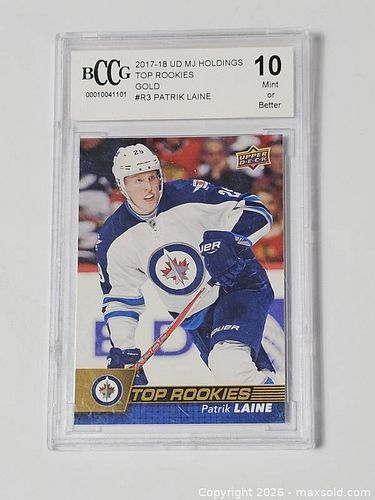 2016-17 Upper Deck Patrick Laine Rookie Card Graded 10  (1 of 12)