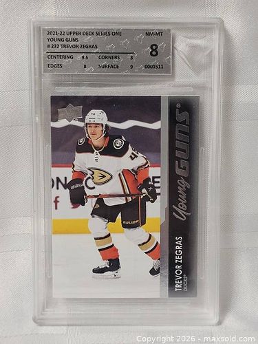 2021-22 Upperdeck Young Guns Trevor Zegras Rookie  (1 of 12)