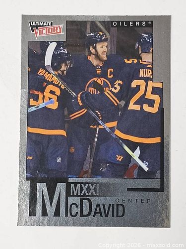 2021 Victory Connor McDavid Special Insert Card  (1 of 9)