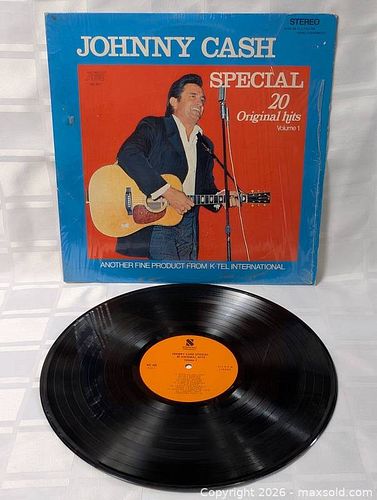 Johnny Cash 20 Original Hits Record LP  (1 of 9)