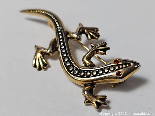 Vintage Lizard Pin Brooch  (1 of 12)