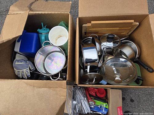 Instant Kitchen Starter Lot – Paderno Stainless Pots, Utensils & More (1 of 9)