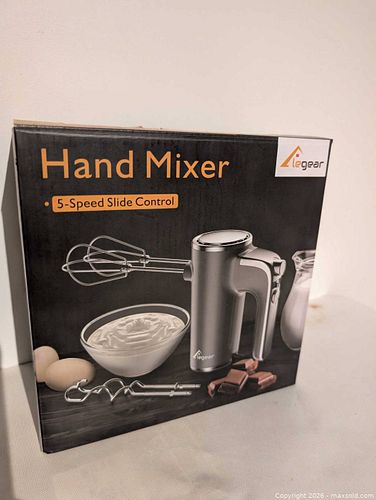 Alegear Hand Mixer HM9112AB-UL 250W Silver/Gray 5-Speed (1 of 4)
