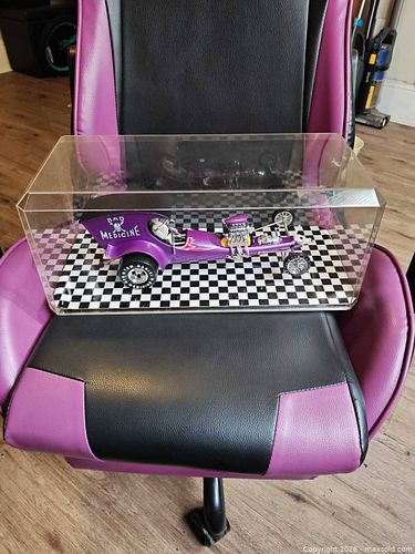Diecast hotrod display toy zone Tom Daniel dragster bad medicine iron legends (1 of 9)