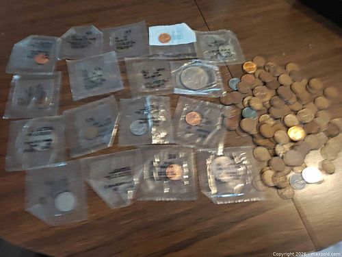 Random Littleton coin lot and wheat pennies (1 of 10)