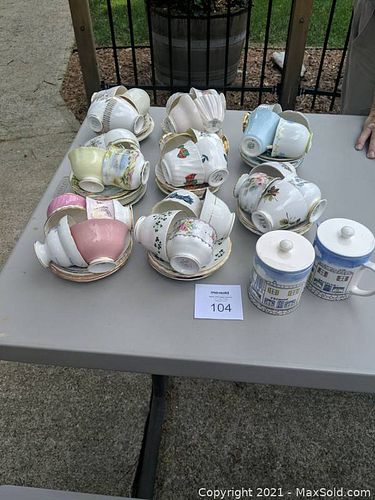 Large Collection Of Cups And Saucers (1 of 11)