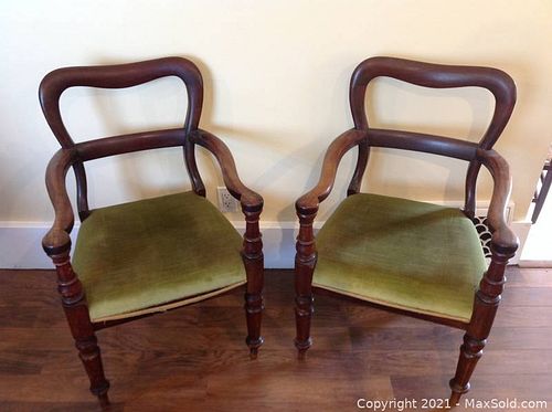 Two Edwardian Chairs. (1 of 6)