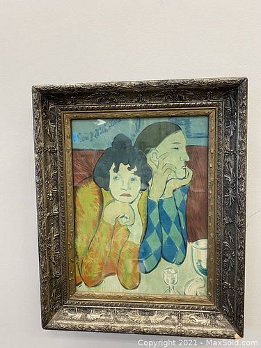 Vibrant Painting in Beautiful Frame (1 of 2)