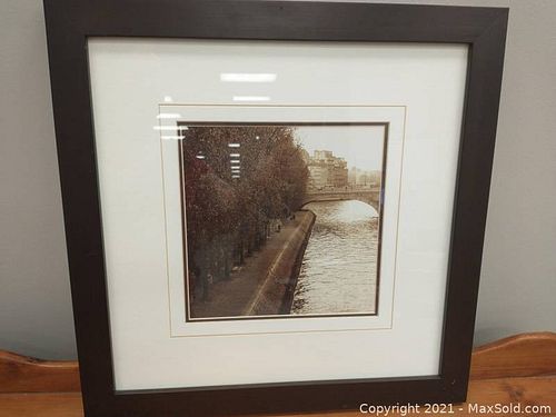 Framed Paris Left Bank Photo (1 of 2)