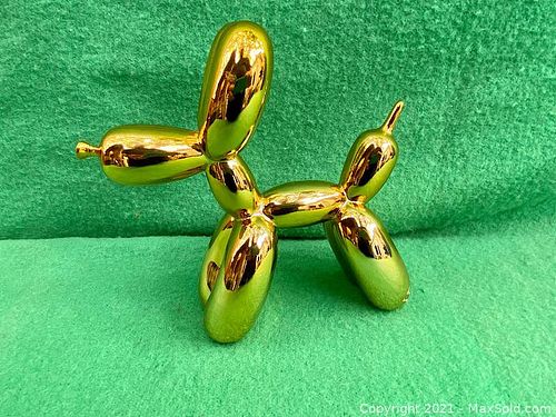 GP Edition Gold Balloon Dog Studio Edition After Jeff Koons (1 of 12)