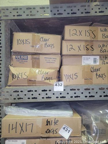 Uline Poly Mailers. & Clear Bags (1 of 5)