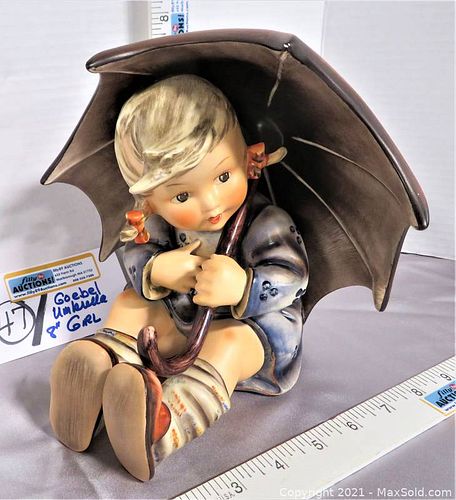Goebel MJ Hummel 8" Umbrella Girl figurine 152B (1 of 8)