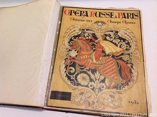 Bound original copies Opera Russe 1930-36. (1 of 14)