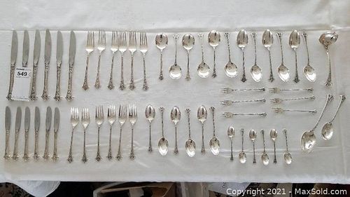 Gorham Sterling Silver Flatware Set A (1 of 20)