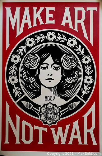 Shepard Fairey (1970) Lithograph, signed (1 of 4)