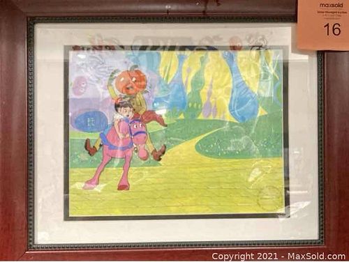 AUTHENTIC ANIMATION CEL W/ COA (1 of 8)