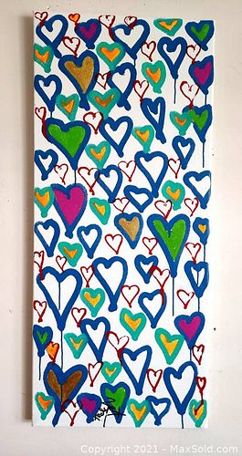 Tadas Zaicikas (TedyZet) (1974)- "20210836", Signed,  Original painting, 2021 (1 of 2)