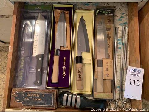 Japanese handcrafted cutting utensils (1 of 9)