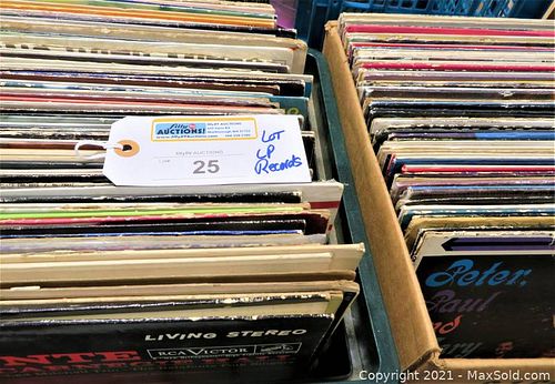 Vtg Vinyl LP RECORDS (150) BOX LOTS (1 of 11)