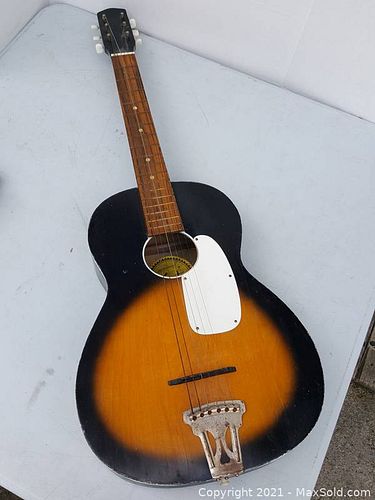 Jacques Ku'sto『OneDayIll WakeUpTogether』 1960s Kent Acoustic Guitar | Maxsold
