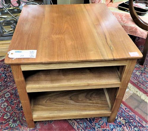 Hand crafted ASH Wood Side Table - Hand Created from owner's Tree (1 of 6)