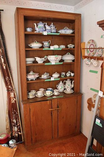 Antique Wood Cabinet (1 of 11)