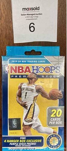 NEW & SEALED CARDS 2019-2020 NBA HOOPS PREMIUMTR (1 of 6)