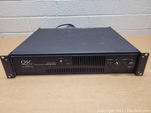 QSC RMX 850 Power Amp - Tested and Working (1 of 9)