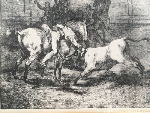 Francisco De Goya. La Tauromaquia (1 of 3)