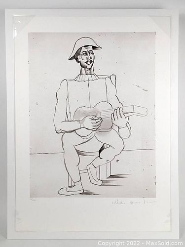 PICASSO. Arlequin Moustachu a la Guitar. 1916 (1 of 3)