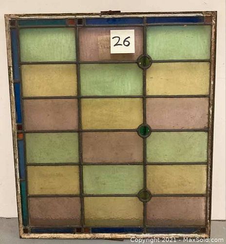Antique Stain Glass Window. (1 of 22)