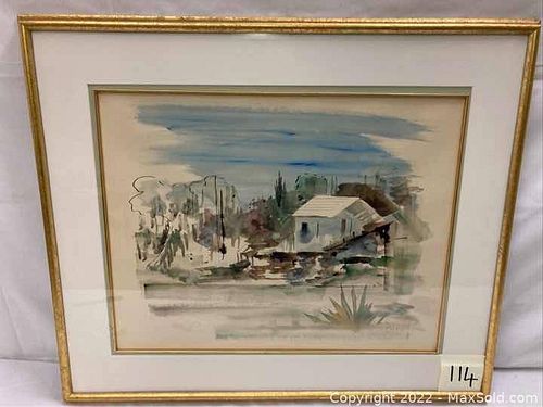 Original Birdsey Watercolor Painting (1 of 5)