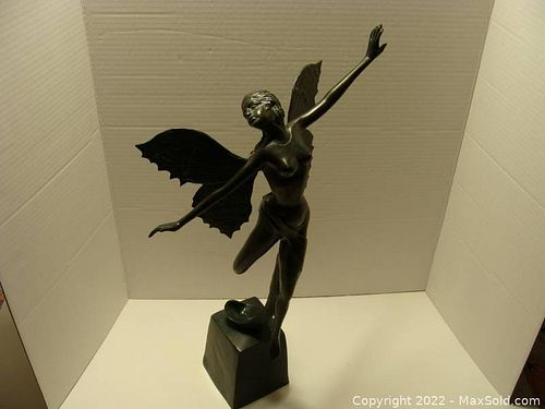 Beautiful Bronze Ferry 16 in tall (1 of 8)
