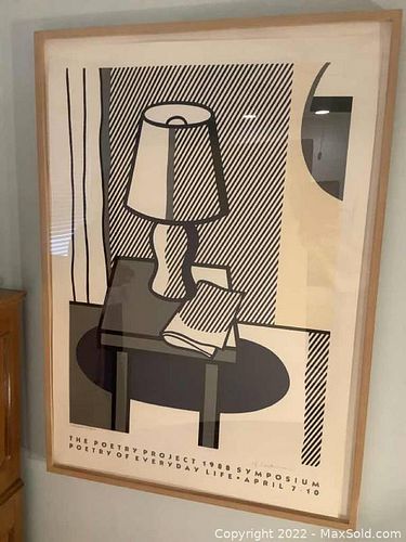 Lichtenstein signed Print (1 of 4)