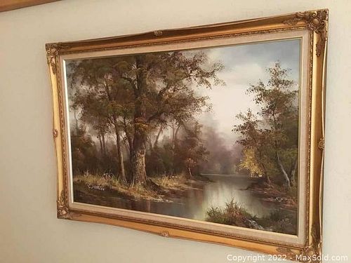 C. Inness Oil on canvas A (1 of 7)