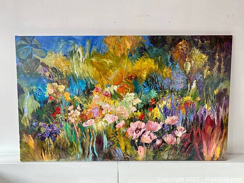 Original Oil on Canvas by   Summer Garden (1 of 12)