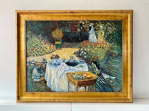 Original Oil on Canvas Impressionist Painting Signed S. Jarret (1 of 11)