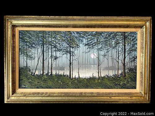 B Allen Iliff Bog Oil Painting (1 of 5)