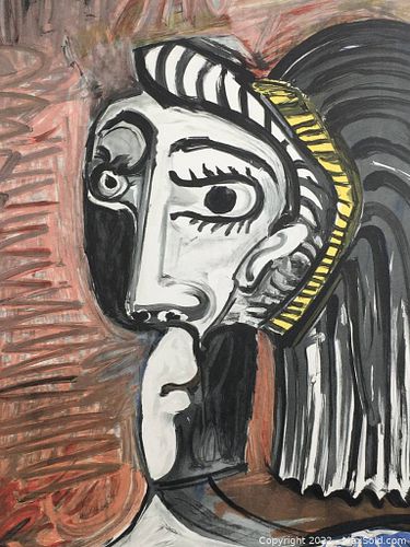 PICASSO "TETE DE FEMME" 1962 (1 of 10)