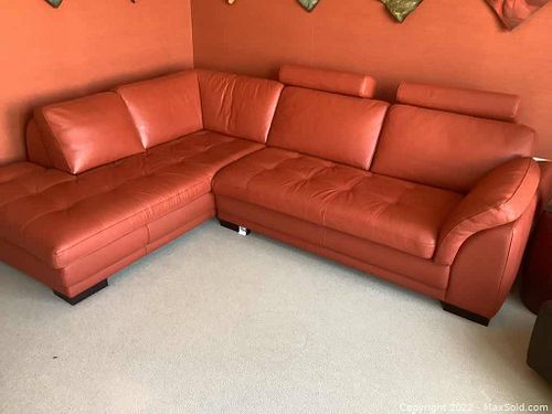 Roche Bobois Leather Sectional Sofa (1 of 6)