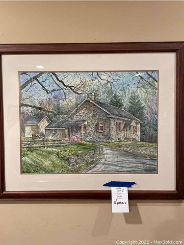 Original Watercolor and print of Local Interest (1 of 12)