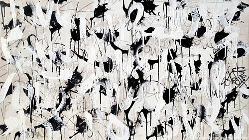 TedyZet (1974) - Original painting "Abstract_V"- with COA, hand signed, 2022 (1 of 5)