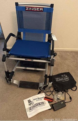 Folding Zinger Electric Wheelchair C (1 of 9)