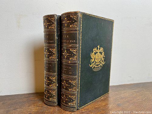 1891 The Descent of Man by Charles Darwin in 2 Volumes (1 of 24)