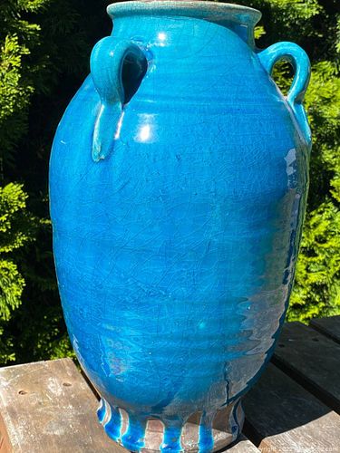 Large Antique Glazed Urn - China  (1 of 12)
