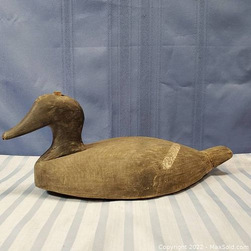 Antique Hand Carved WORKING Duck Decoy (1 of 10)