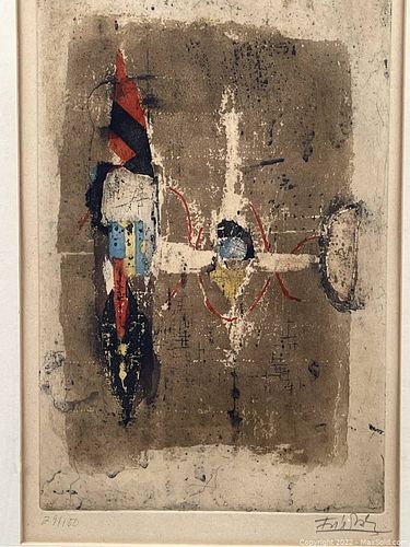 Johnny Friedlaender Original Etching Signed and Numbered.   (1 of 3)
