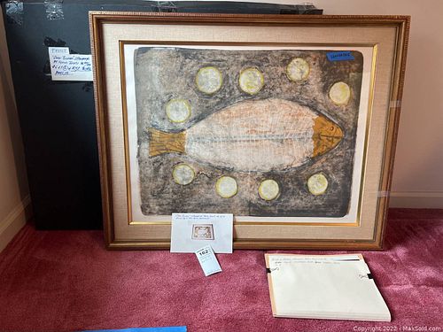Tamayo Lithograph B (1 of 17)