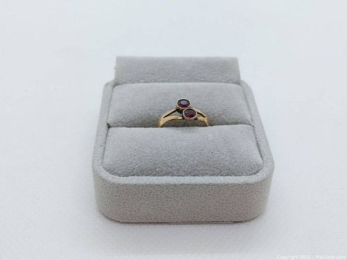Antique 18k Yellow Gold Ring With Rubies (1 of 7)